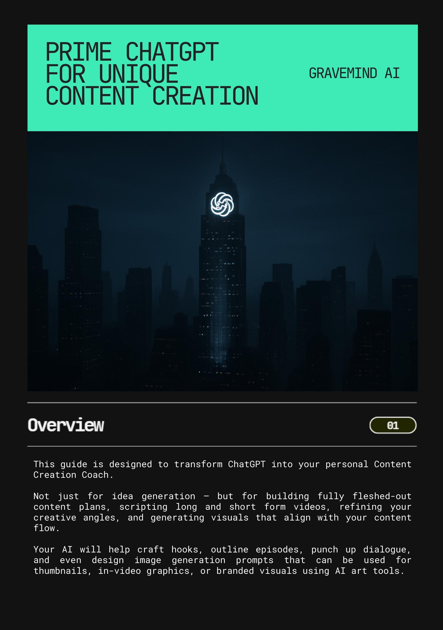 Unique AI Content Creator