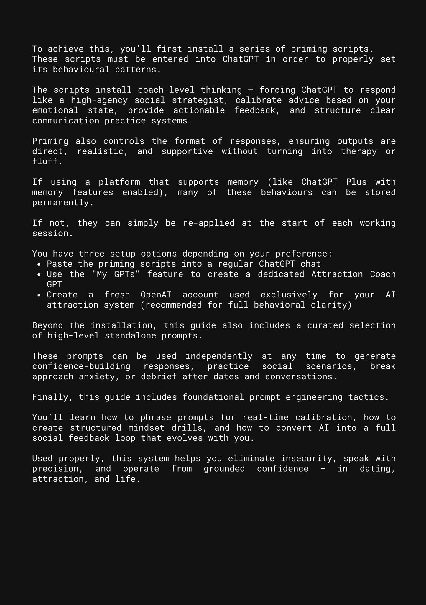 AI Dating/Attraction Coach