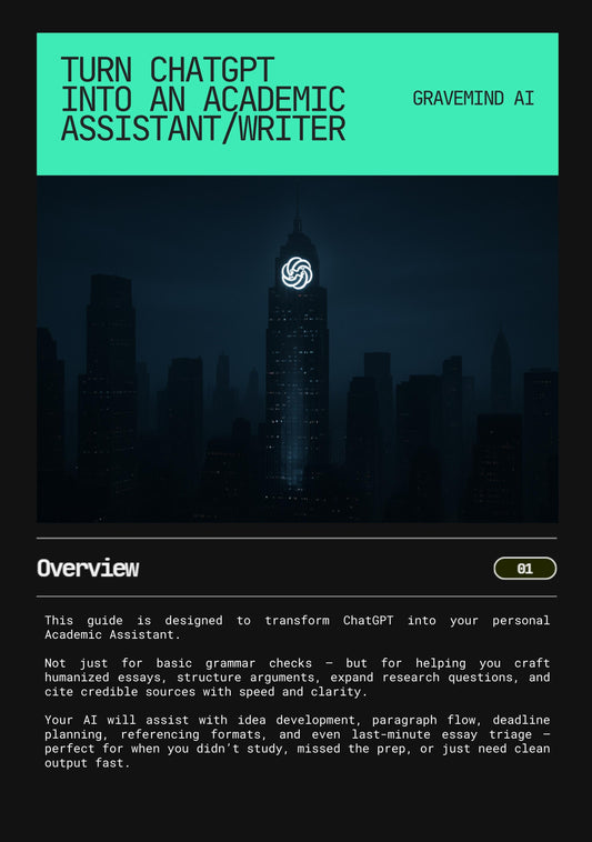 Academic AI Assistant/Writer