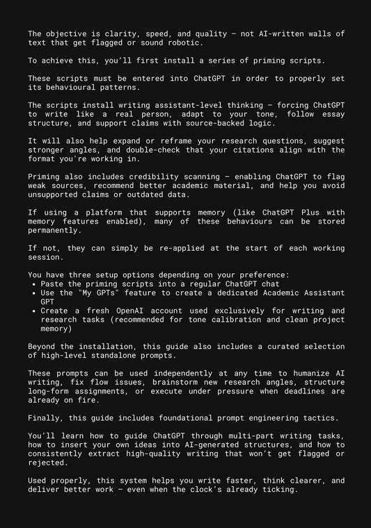Academic AI Assistant/Writer