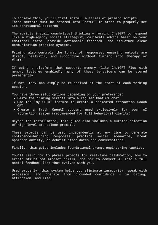 AI Dating/Attraction Coach